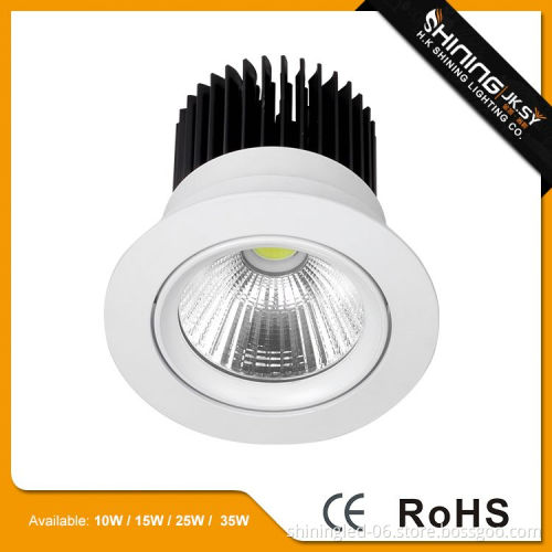 Energy saving warranty 2 years round flat led downlight